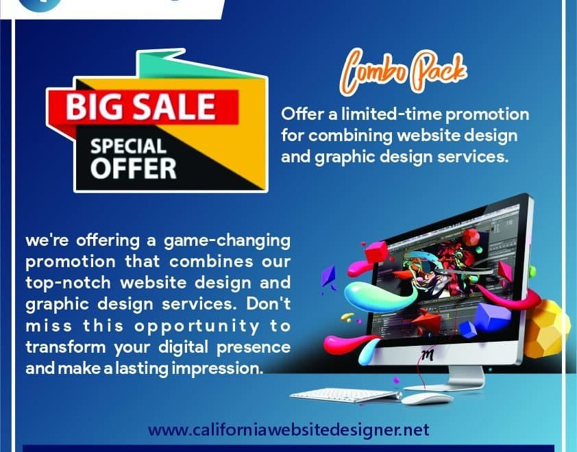 California Website Designer's Exclusive Package Deal!